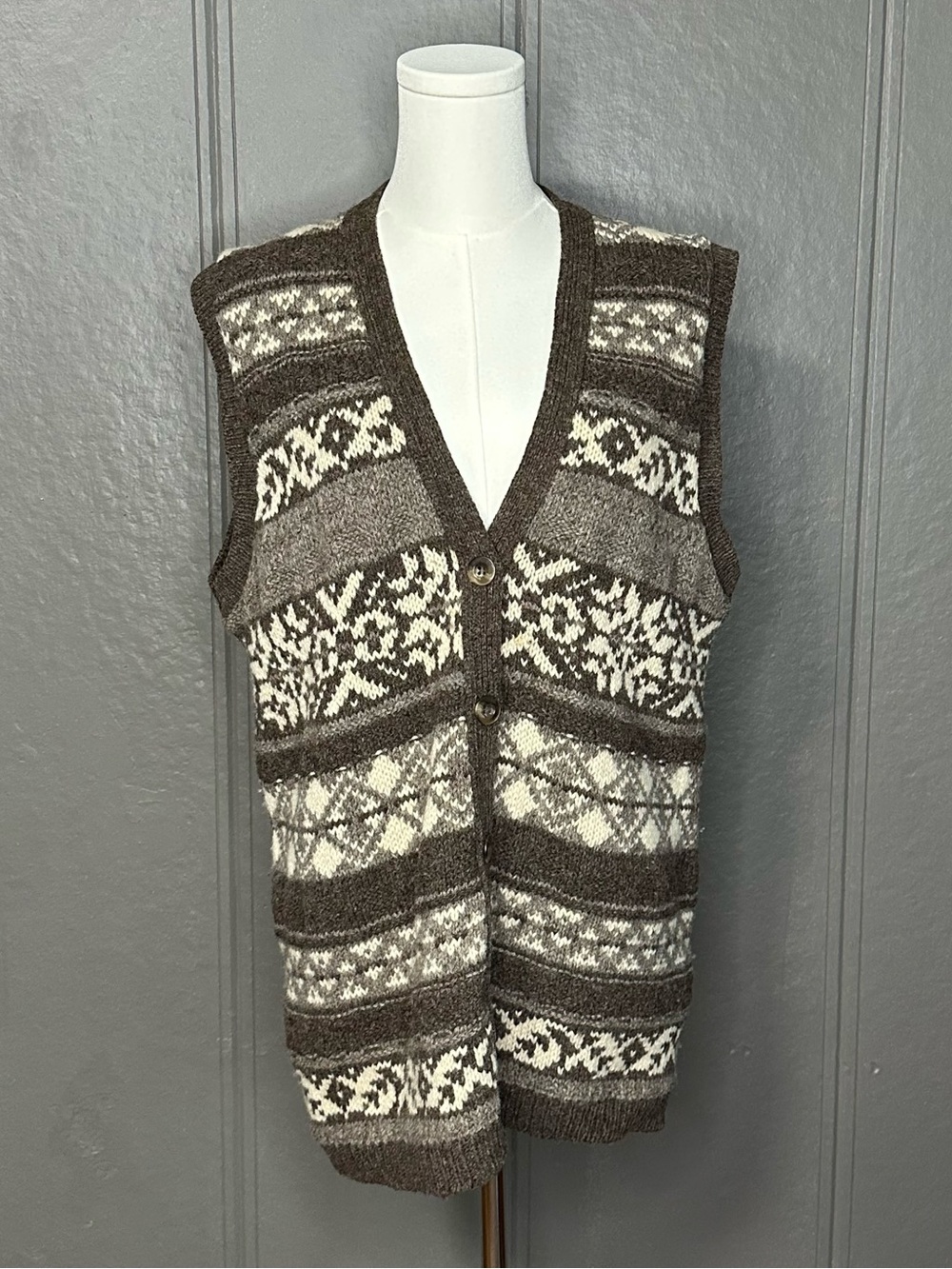 Vintage L.L. Bean Wool Sweater Vest